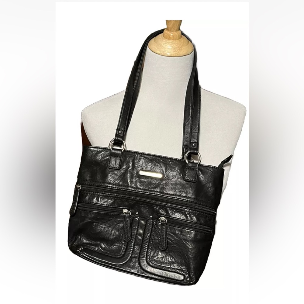 Stone & Co. Women’s Black Leather Handbag, Preowned